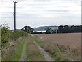 NU1136 : Farm track near Easington Grange by Mat Fascione