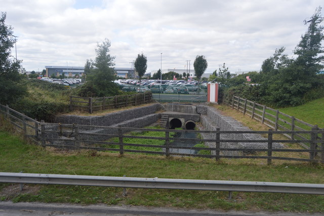 Culvert by the M1
