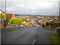 Descending Millfield Road, Bromsgrove