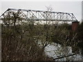 Pipe bridge over the Kilnhurst Cut