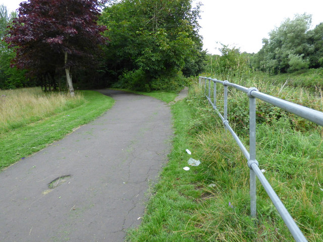 Cycle path by the River Garnock
