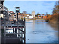 River Thames at Town Wharf, Isleworth