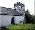 SS7698 : Castellated church tower, Llantwit, Neath by Jaggery