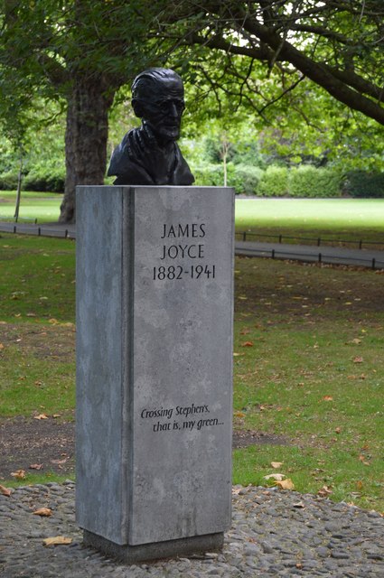 Bust of James Joyce, St Stephen's Green