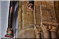 Sherborne Abbey: Roof corbels 1