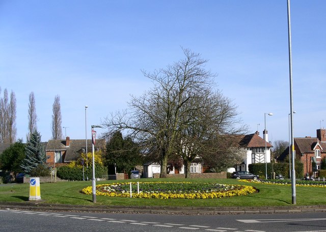 Colourful roundabout 