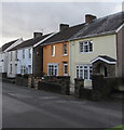 Orangish house, Church Street, Bedwas