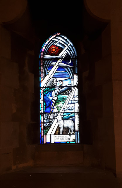 St John's church, Sleights - modern window