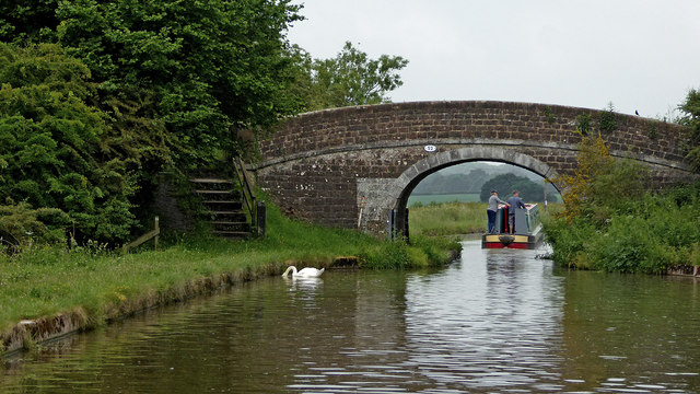 Fox Bridge near Little Soudley in... © Roger D Kidd :: Geograph Britain ...