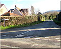 East along Beacon Lane towards Haresfield Beacon, Haresfield