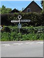 Old Direction Sign - Signpost by the B4364, Neenton Parish