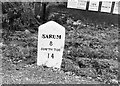 Old Milestone by the A36, near Chadwell Farm, Holmere Common, Whiteparish