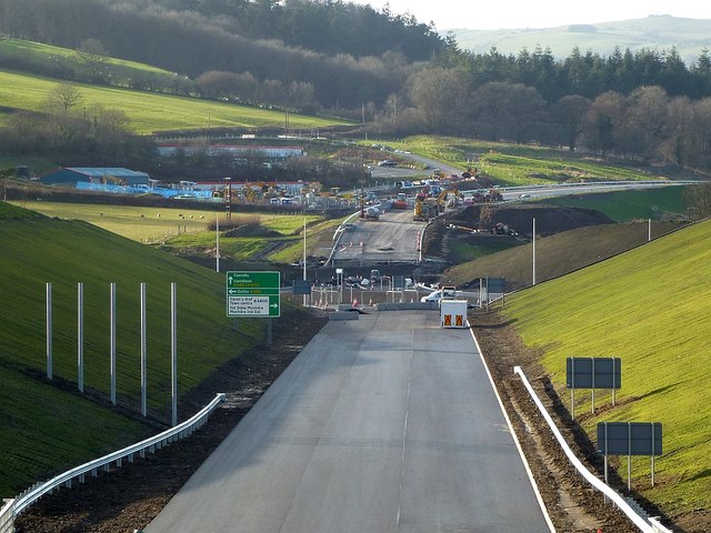 New Roundabout On A483 © Penny Mayes Cc By Sa20 Geograph Britain