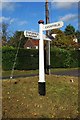 Old Direction Sign - Signpost by Rose Cottage Lane, Ansty and Staplefield Parish