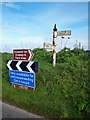 Old Direction Sign - Signpost by the B3289, south of Tolverne, Philleigh Parish