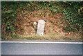 Old Milestone by the A392, east of White Cross, St Enoder Parish