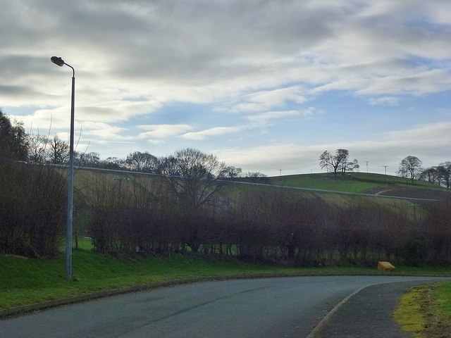 The bypass on an embankment