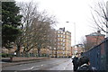 View of a block of flats on the corner of Tanner Street and Tooley Street