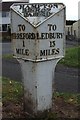 Old Milepost by the A438, Ledbury Road, Hereford