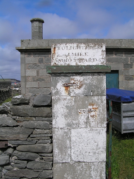 Old Milestone by the A970, Grutness, Shetland