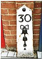 Old Milestone by the former A22, London Road