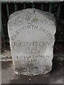 Old Milestone by Park Road, Isleworth Cemetery