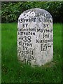 Old Milestone by the A77, Hogg