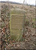 SU3140 : Old Milestone by the A343, Abbotts Ann Down by K Lawrence