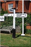 TQ4215 : Old Direction Sign - Signpost in Barcombe Cross by Milestone Society
