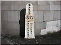 Old Boundary Marker by the A6, Wellington Road South, Stockport