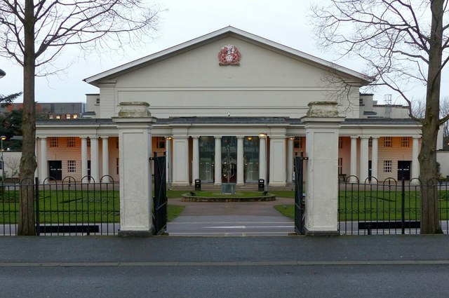 Entrance to the de Montfort Hall