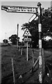 Old Direction sign - Signpost by the A81, Balfron Station