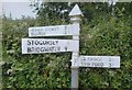 Old Direction Sign - Signpost, west of Stogursey