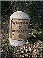 Old Milestone by the A3090, Ampfield, near Southampton