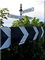 Old Direction Sign - Signpost by the A559, Northwich Road, Frandley