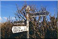 Old Direction Sign - Signpost by Brottens Road, Doulting Parish