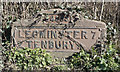 Old Milestone by the A4112, St Michaels, Tenbury Parish