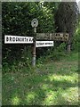 Old Direction Sign - Signpost by the B4363, Deuxhill Parish