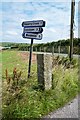 Old Direction Sign - Signpost at Conce, Luxulyan Parish