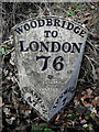 Old Milestone by the B1438, Ipswich Road, Woodbridge