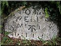 Old Milestone by the A483, Pencerrig East Lodge, Llanelwedd Parish