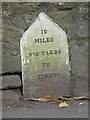 SN1014 : Old Milestone by the A478, Castle Street, Narberth Parish by Milestone Society