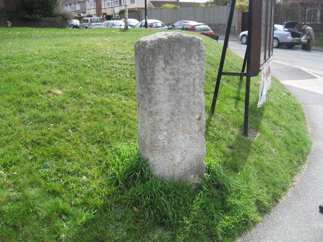 Old Milestone by the A345, Castle Road, Salisbury