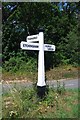 Old Direction Sign - Signpost by Burgh Hill/Fysie Lane junction