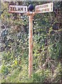 Old Direction Sign - Signpost, Little Callestock, Perranzabuloe Parish