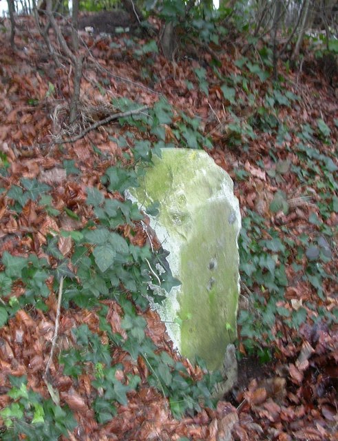 Old Milestone, former A34, Otterbourne... © Mike Faherty cc-by-sa/2.0 ...