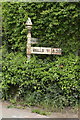 Old Direction Sign - Signpost by the A39, Glastonbury Road, Coxley