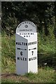 Old Milepost by Newsham Lane, opposite White House Farm