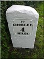 Old Milestone by the A6, Preston Road, Clayton-le-Woods Parish