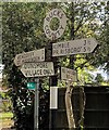 Old Direction Sign - Signpost in Dunsmore